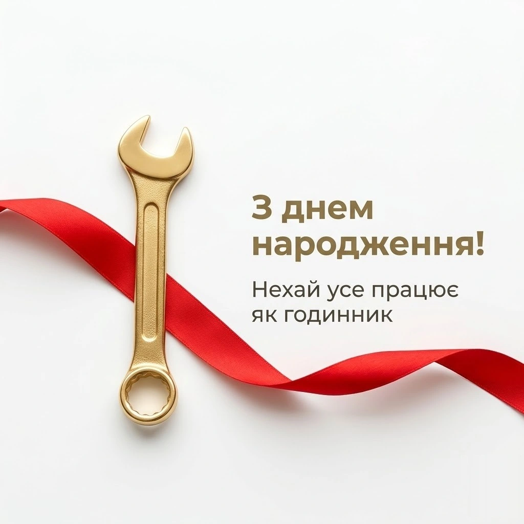 Оригінальні привітання з днем народження для автослюсаря