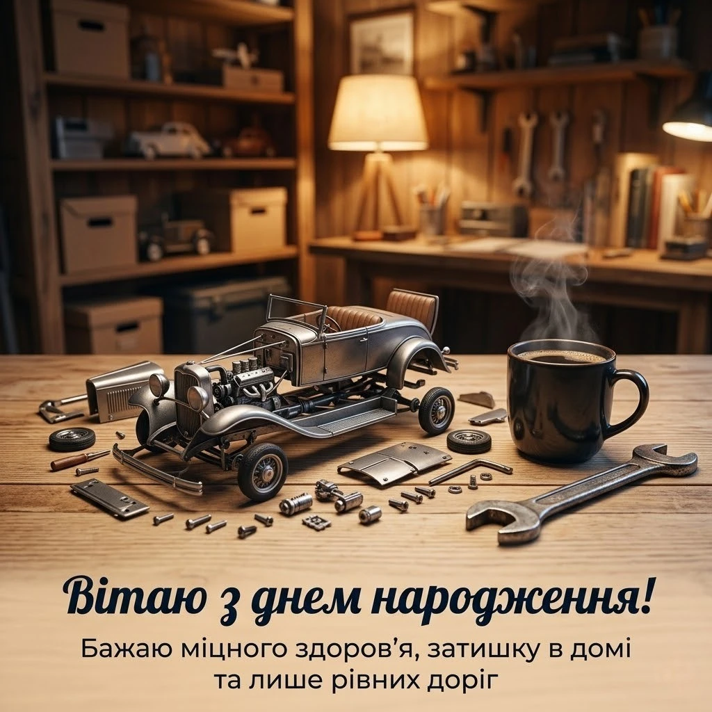Оригінальні привітання з днем народження для автослюсаря