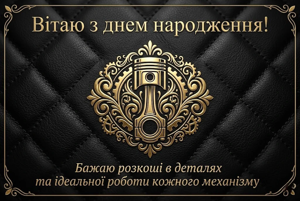 Оригінальні привітання з днем народження для автослюсаря