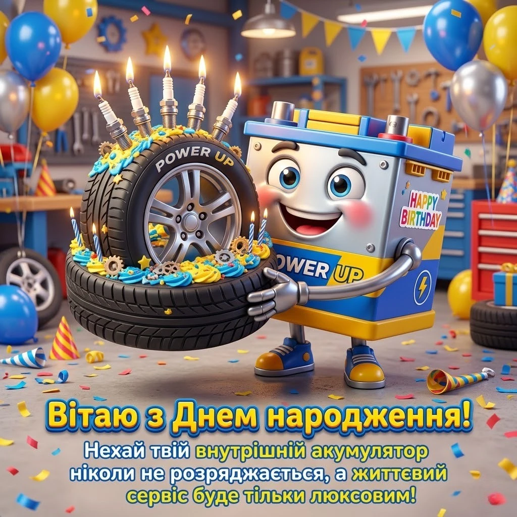 Оригінальні побажання автомеханіку до дня народження