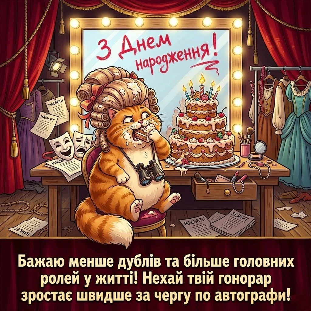 Як привітати актора з днем народження: добірка найтепліших слів для зірок сцени