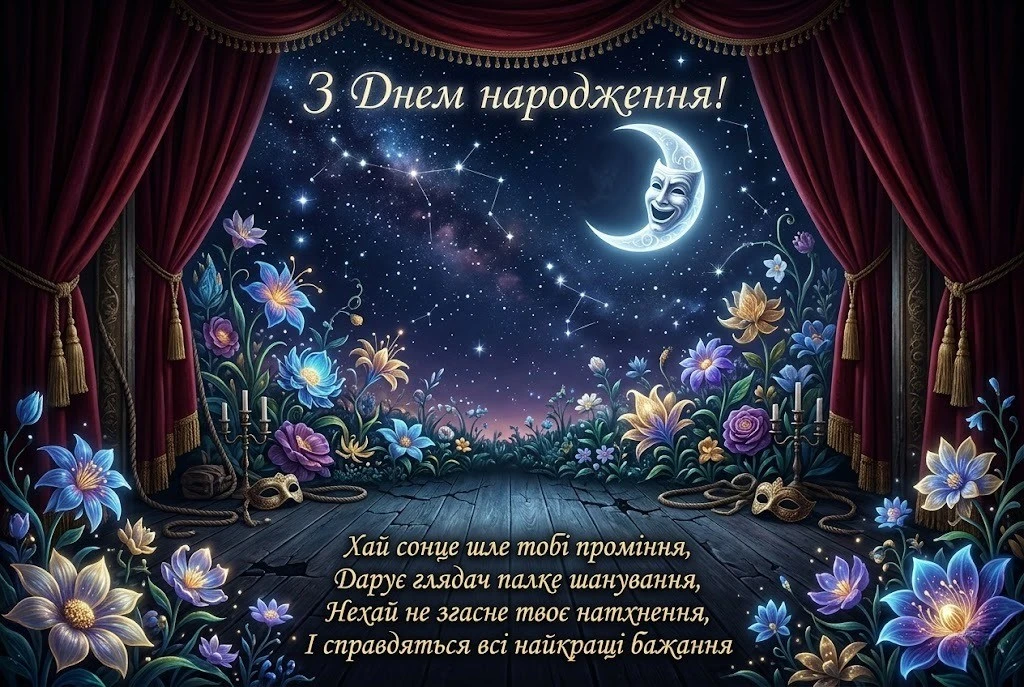 Як привітати актора з днем народження: добірка найтепліших слів для зірок сцени