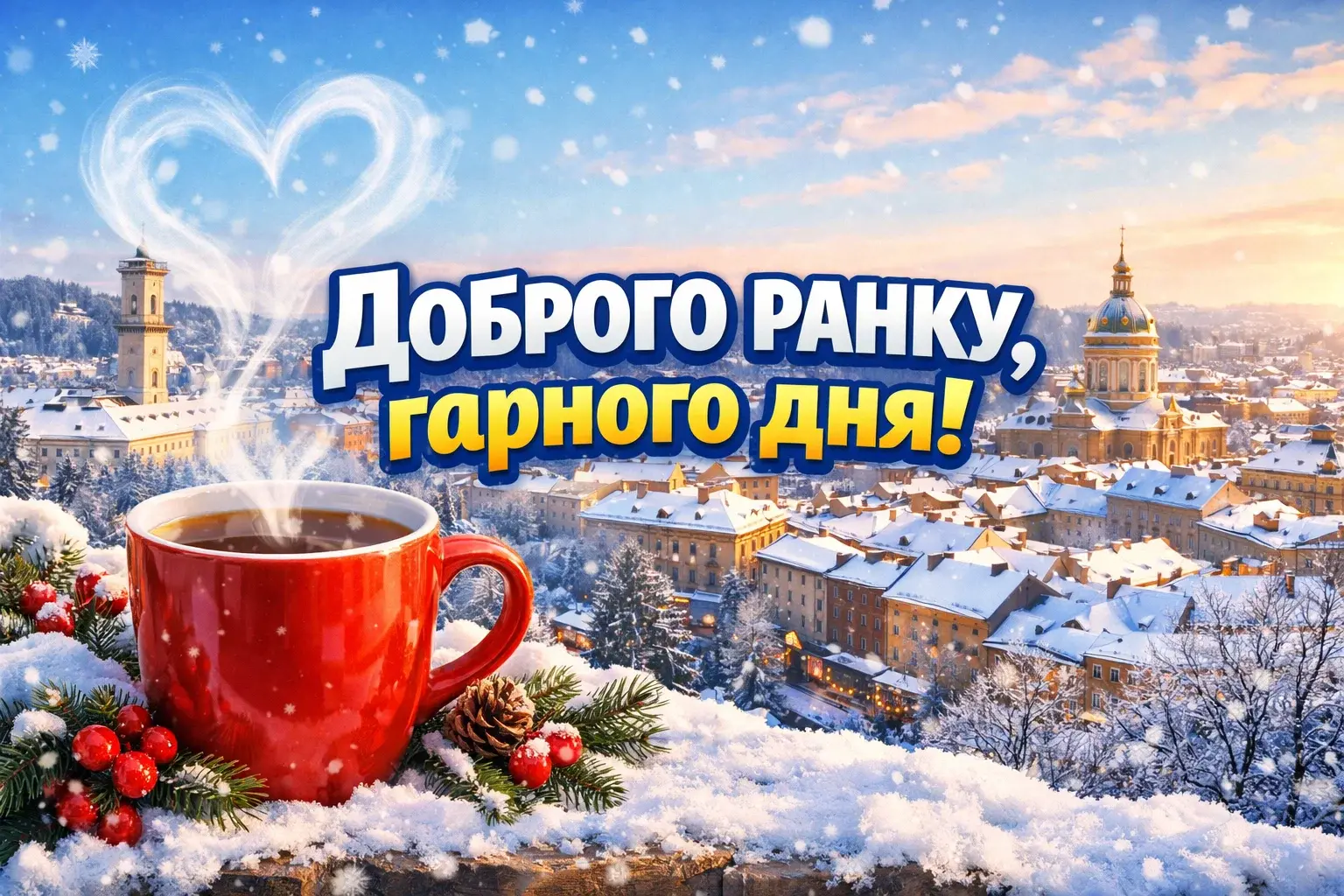 Доброго ранку та гарного дня: душевні картинки про зиму для найкращого настрою