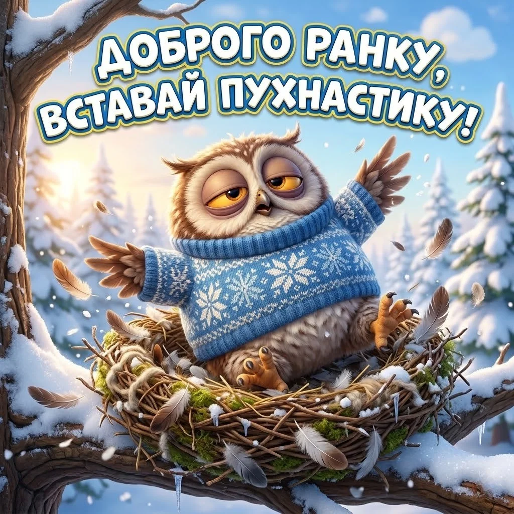 Доброго ранку та гарного дня: душевні картинки про зиму для найкращого настрою