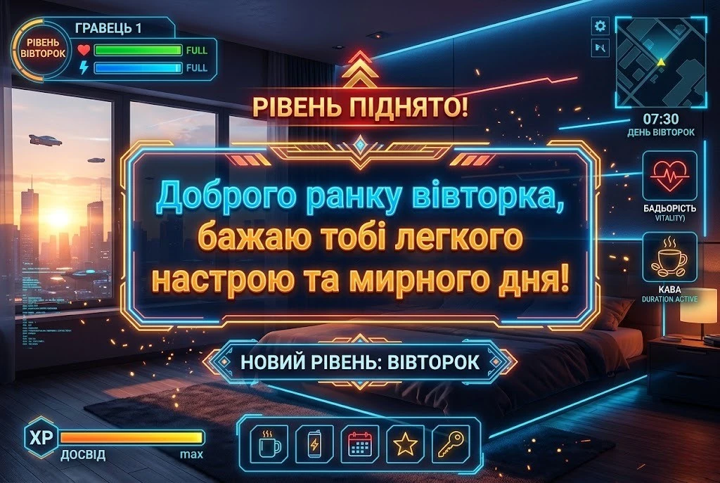 Доброго ранку вівторка: гарного дня та найкращі листівки для чудового настрою