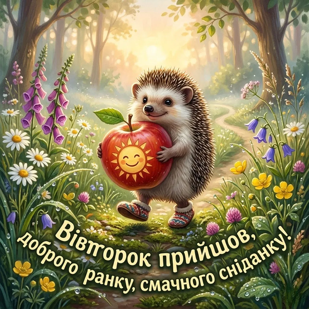Доброго ранку вівторка: гарного дня та найкращі листівки для чудового настрою