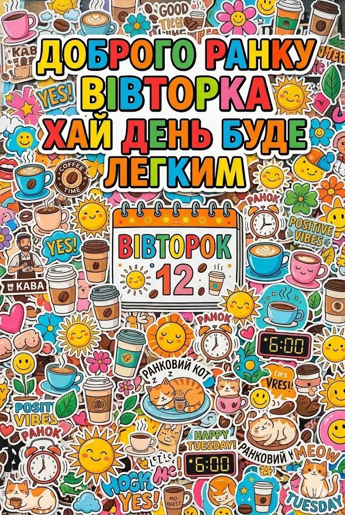 Доброго ранку вівторка: гарного дня та найкращі листівки для чудового настрою