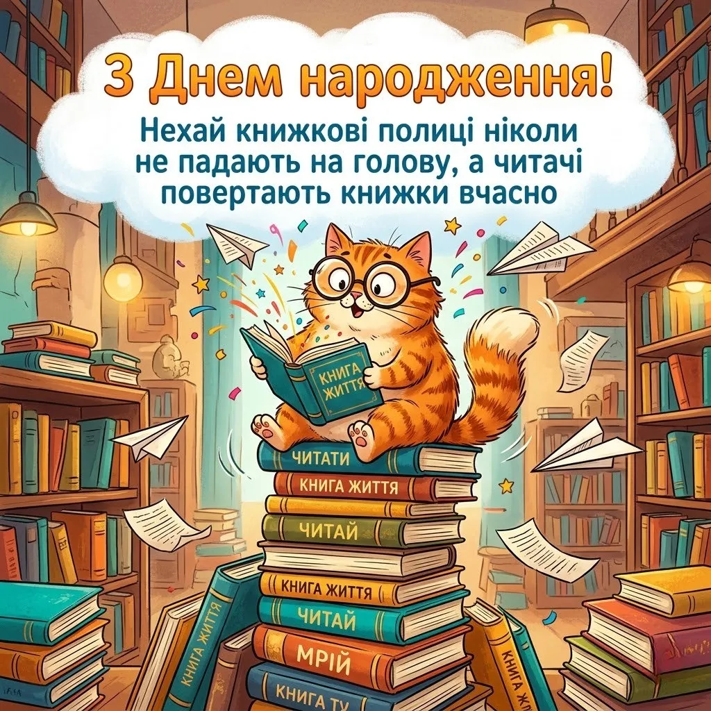 Як привітати бібліотекаря з днем народження: ідеї текстів своїми словами