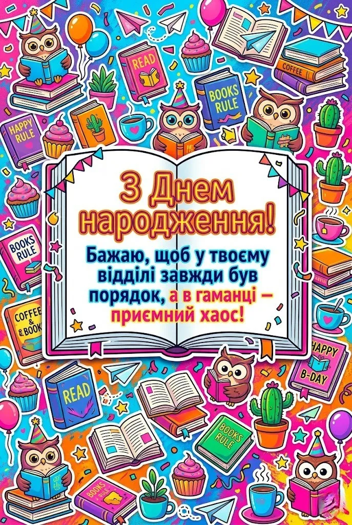 Як привітати бібліотекаря з днем народження: ідеї текстів своїми словами