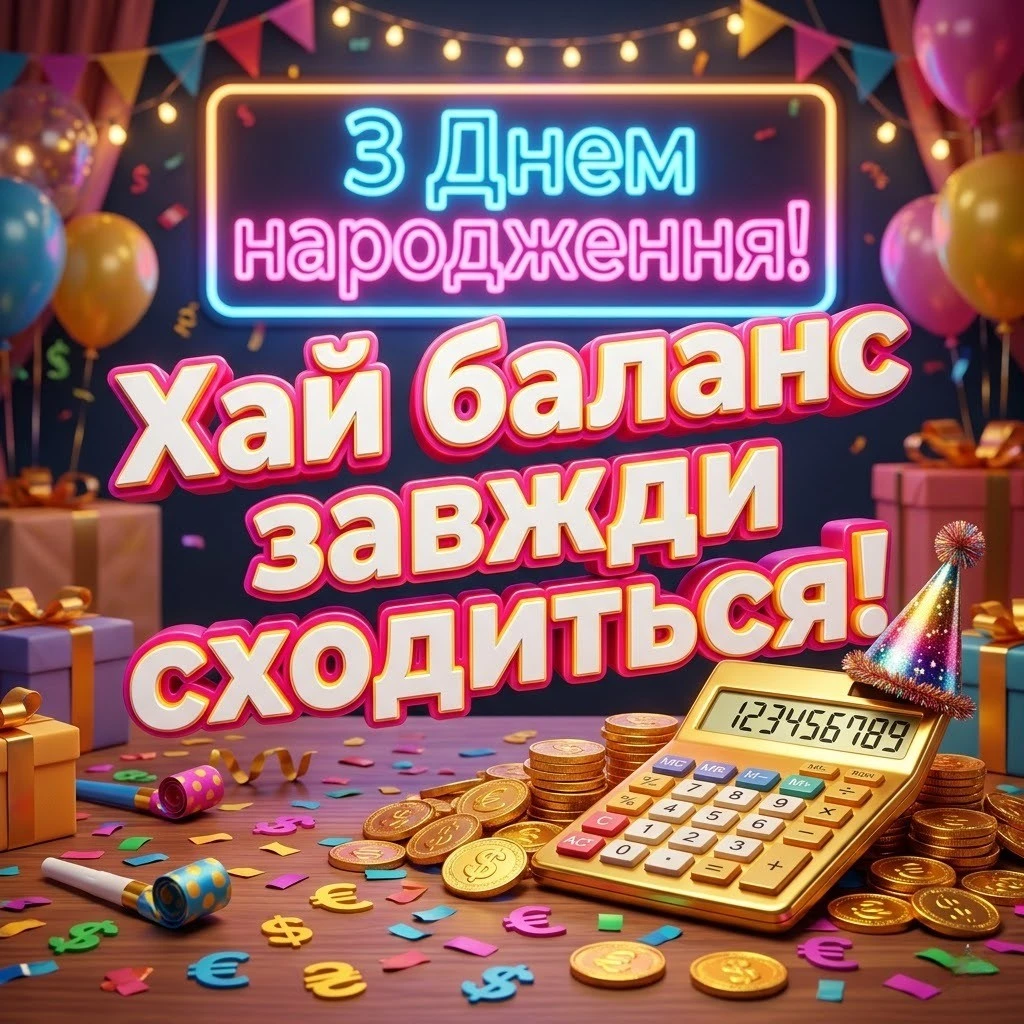 Привітання з днем народження бухгалтеру: від колег, друзів та рідних