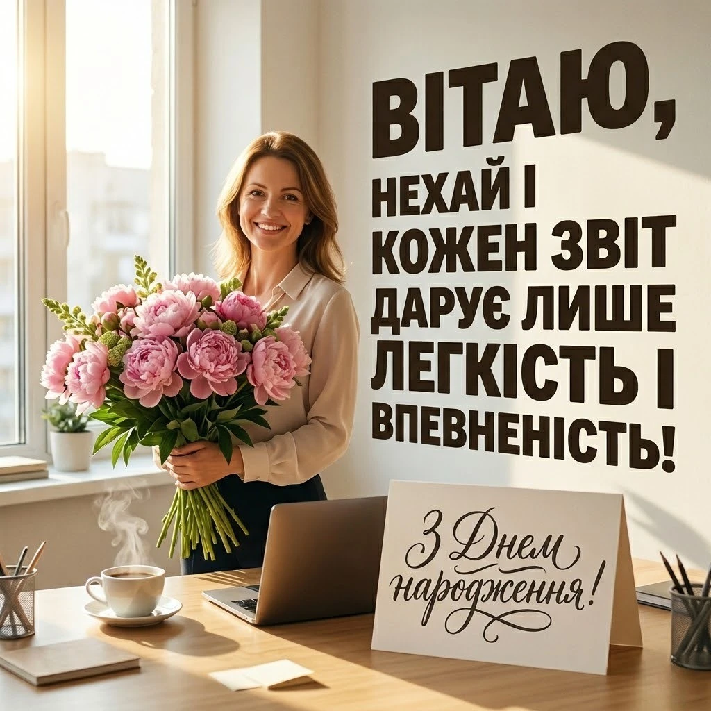 Привітання з днем народження бухгалтеру: від колег, друзів та рідних