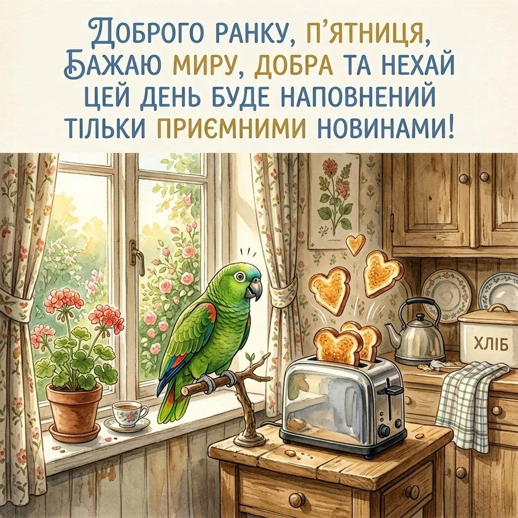 Доброго ранку, п’ятниця: картинки та найтепліші побажання для легкого завершення тижня
