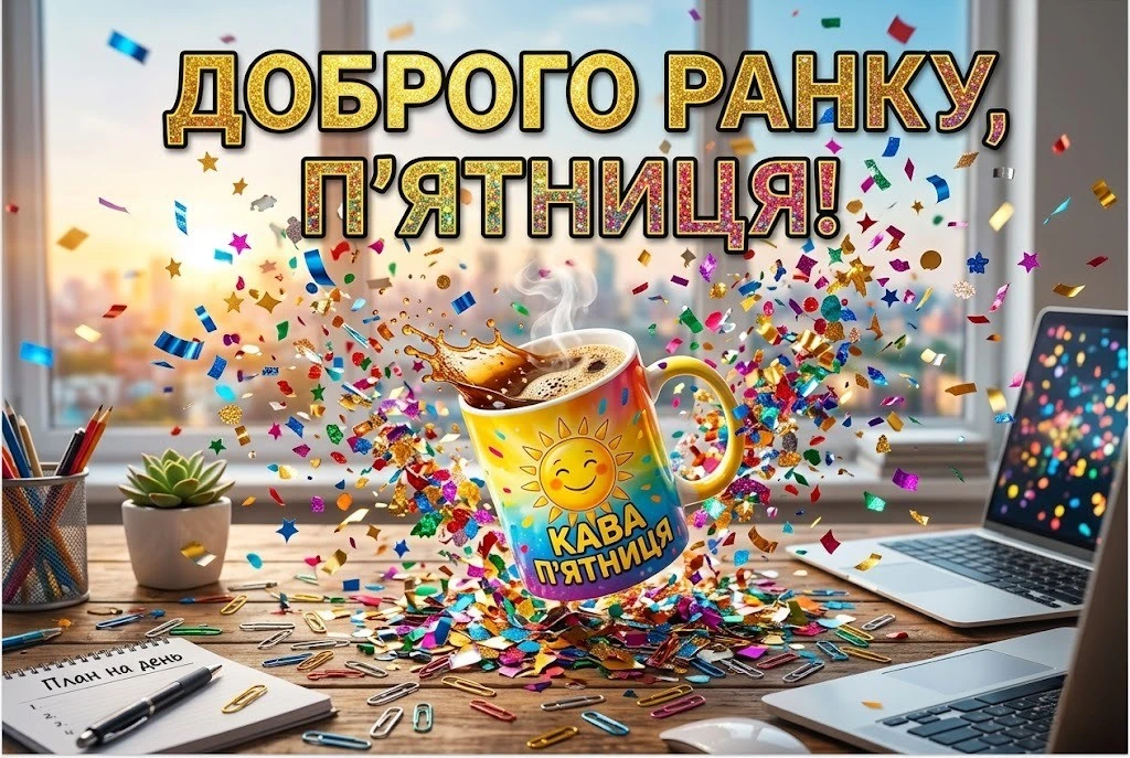 Доброго ранку, п’ятниця: картинки та найтепліші побажання для легкого завершення тижня
