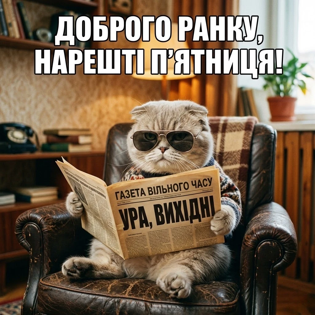 Доброго ранку, п’ятниця: картинки та найтепліші побажання для легкого завершення тижня
