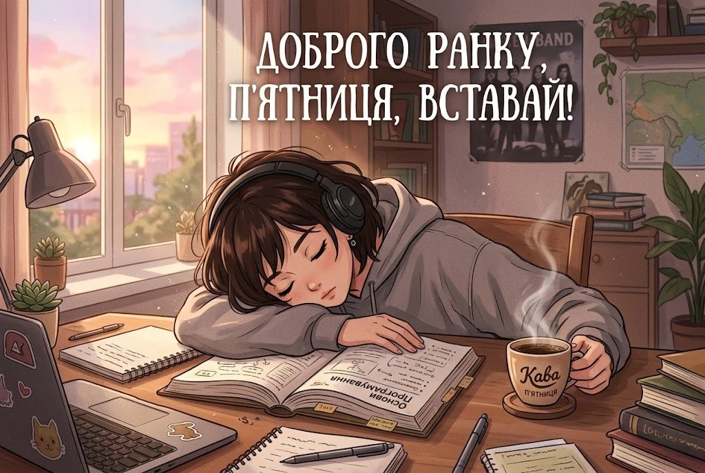 Доброго ранку, п’ятниця: картинки та найтепліші побажання для легкого завершення тижня