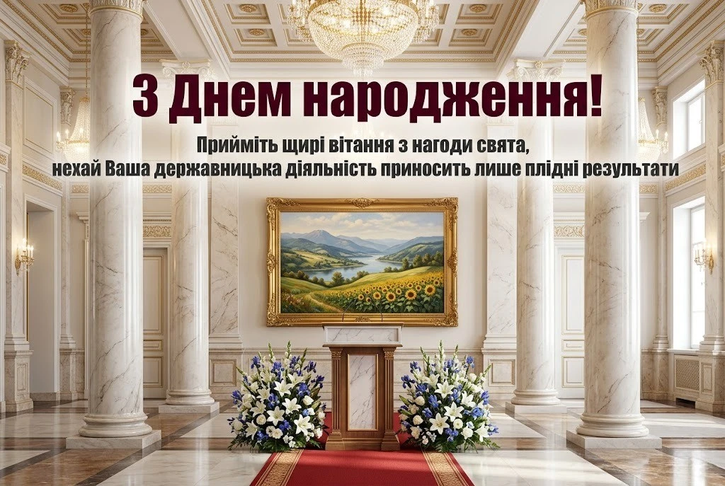 З днем народження депутата: побажання для зміцнення авторитету та волі