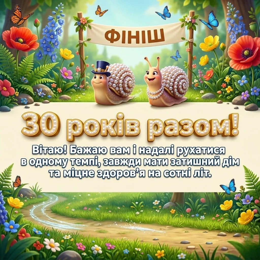Перлове весілля: красиві поздоровлення на 30 років спільного життя