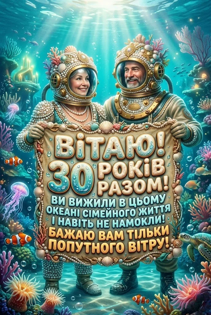 Перлове весілля: красиві поздоровлення на 30 років спільного життя