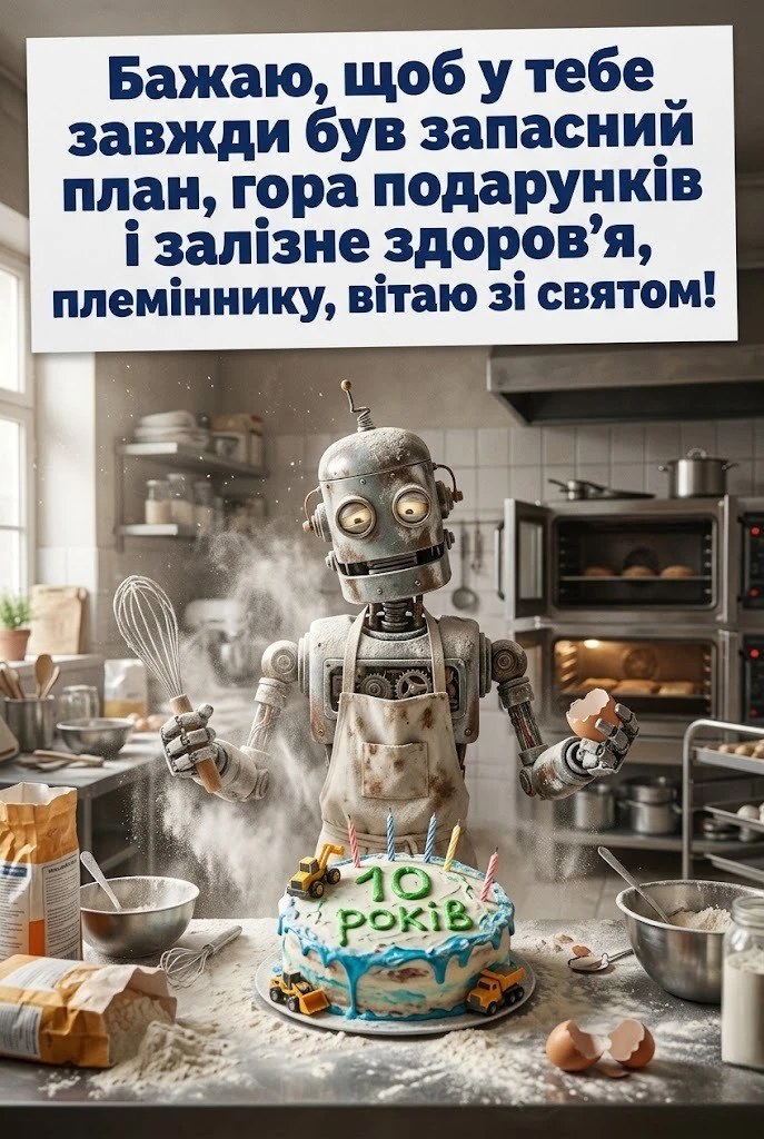 10 років племіннику: найтепліші слова від тітки та дядька у день народження