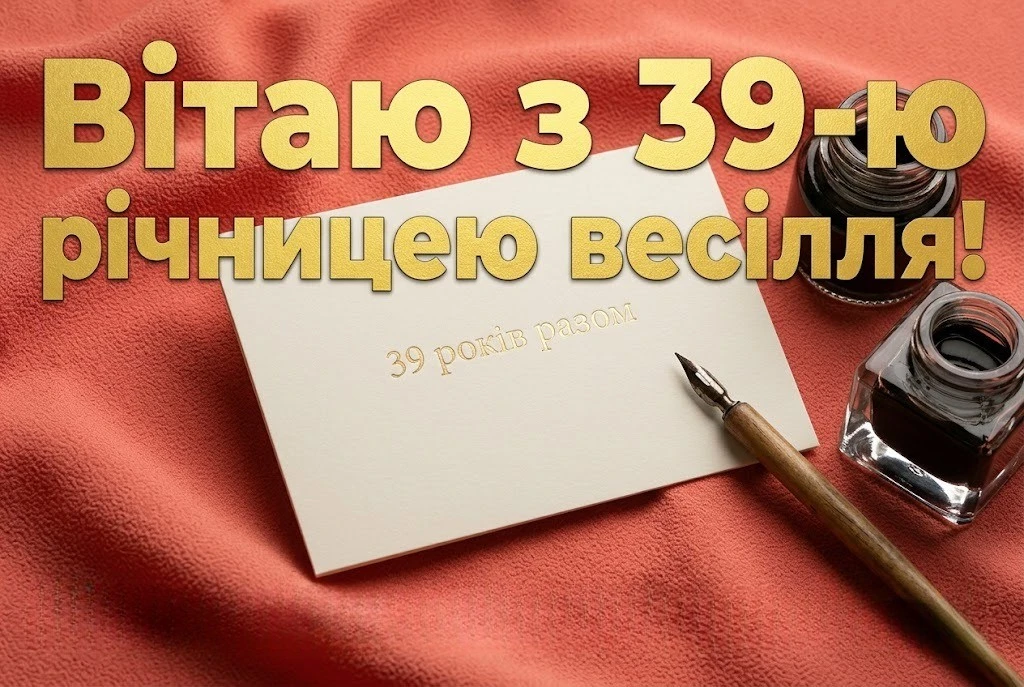 39 років разом: найкращі привітання з креповим весіллям