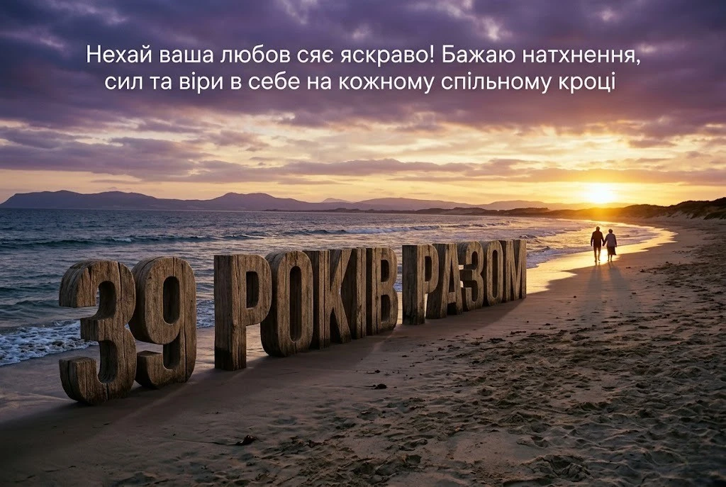 39 років разом: найкращі привітання з креповим весіллям