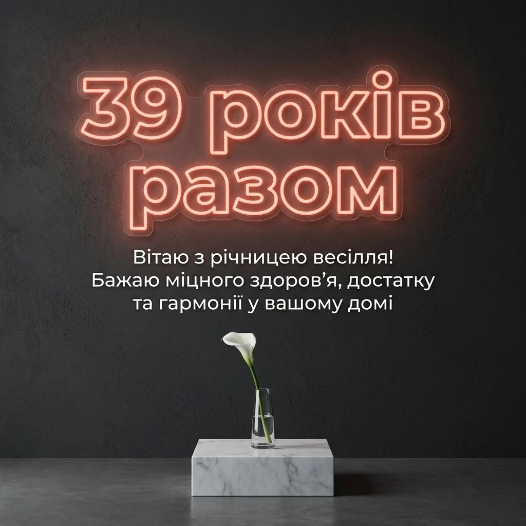 39 років разом: найкращі привітання з креповим весіллям