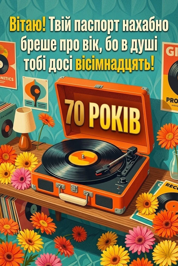 Як красиво привітати жінку з 70-річчям: добірка душевних слів