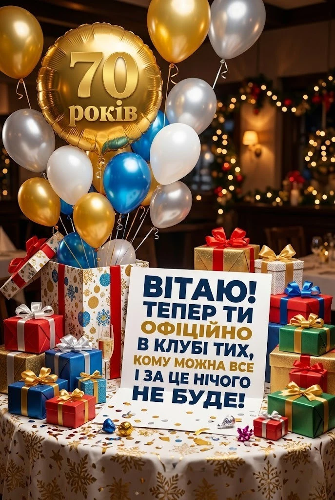 Як красиво привітати жінку з 70-річчям: добірка душевних слів