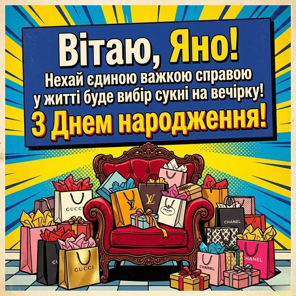 Драйвові та прикольні поздоровлення для Яни у віршах і прозі