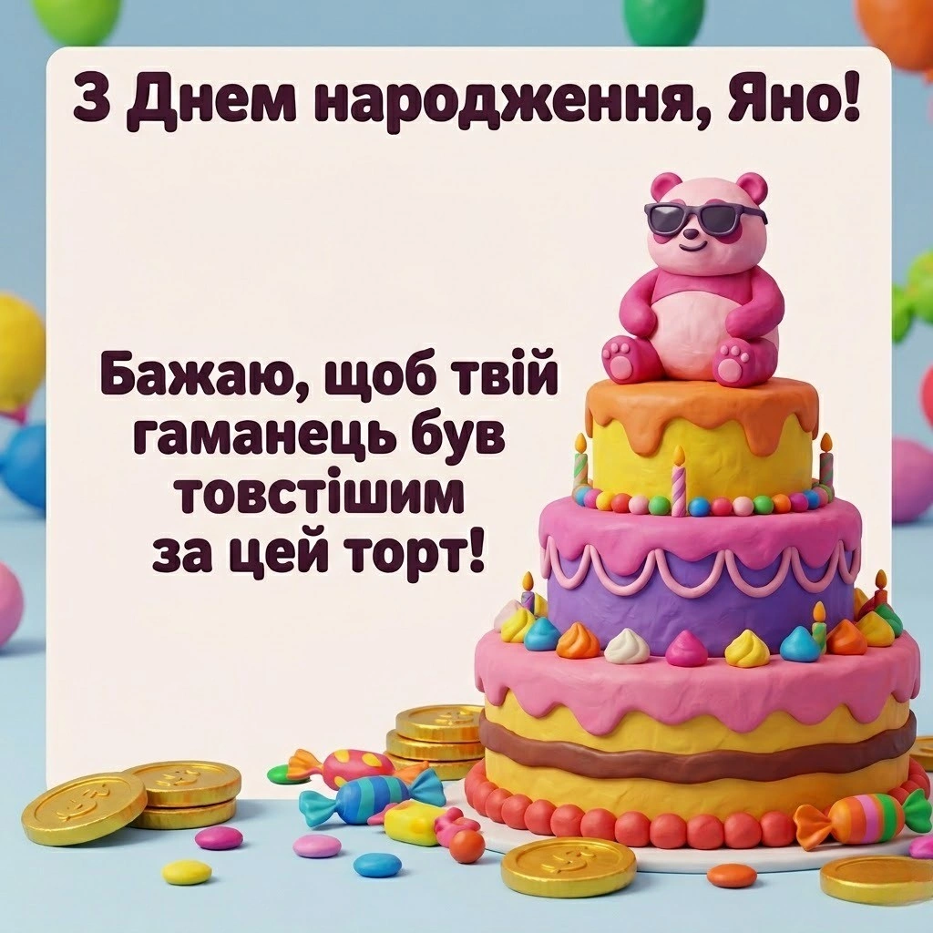Драйвові та прикольні поздоровлення для Яни у віршах і прозі