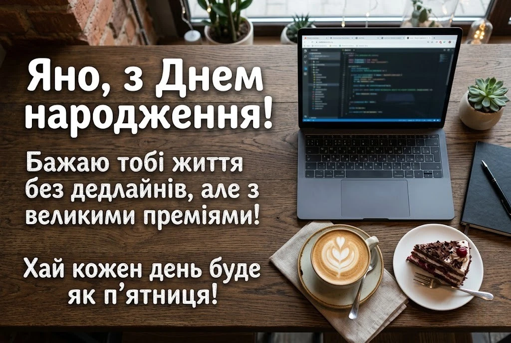 Драйвові та прикольні поздоровлення для Яни у віршах і прозі