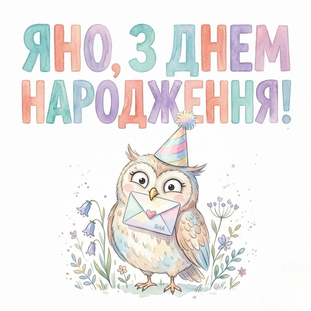 Драйвові та прикольні поздоровлення для Яни у віршах і прозі