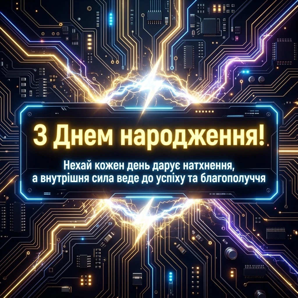 Універсальні привітання з днем народження для електрика на будь-який смак