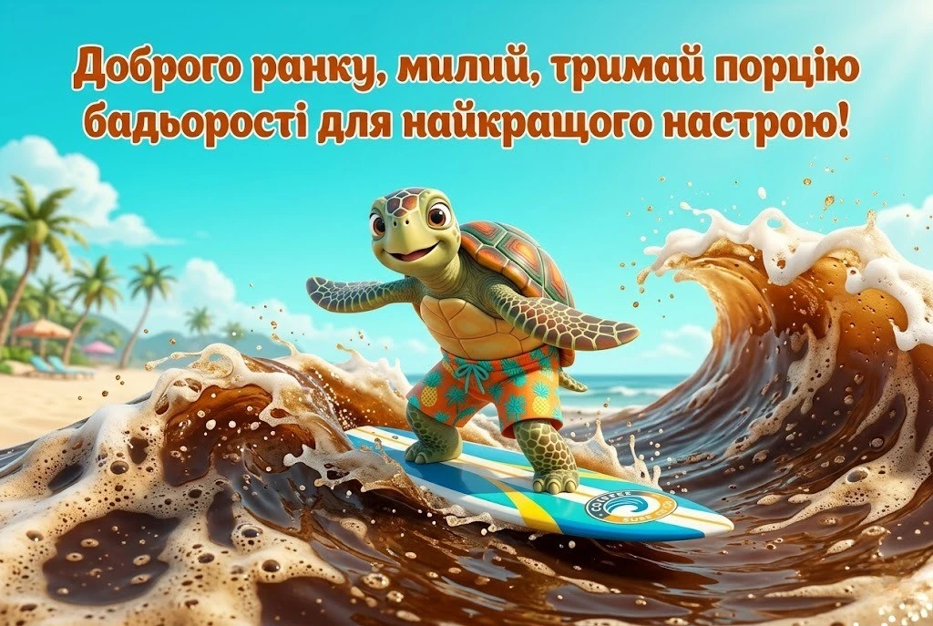 Коханому чоловікові доброго ранку милий: душевні побажання та прикольні листівки