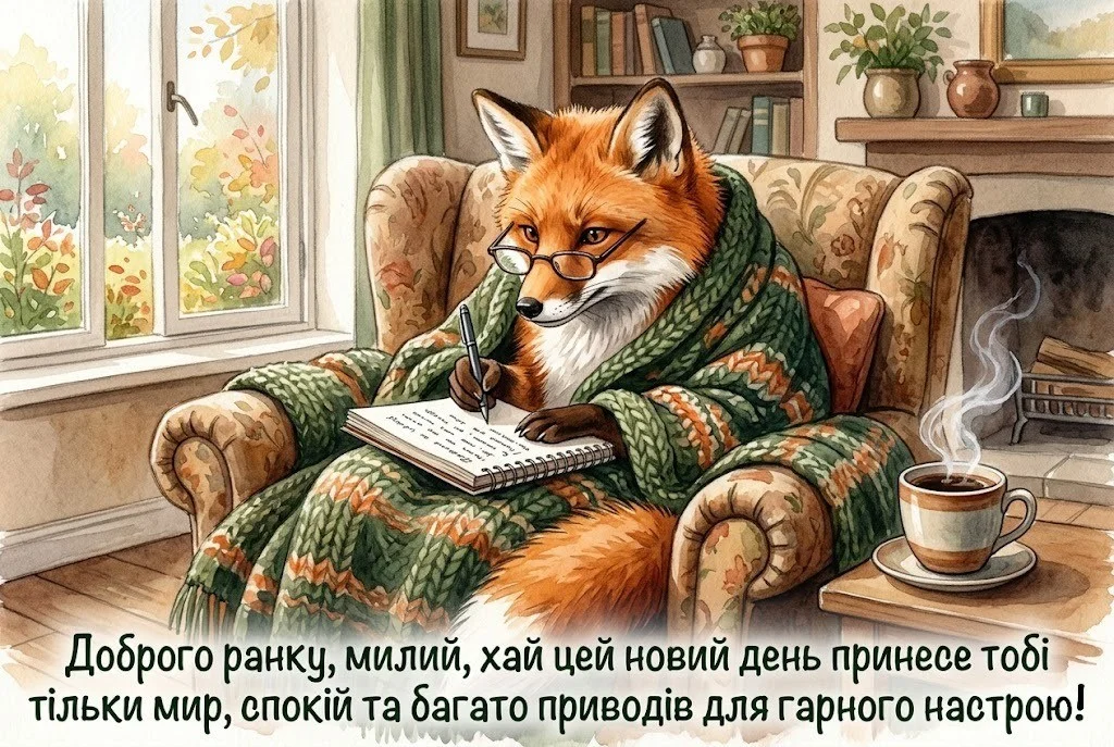 Коханому чоловікові доброго ранку милий: душевні побажання та прикольні листівки