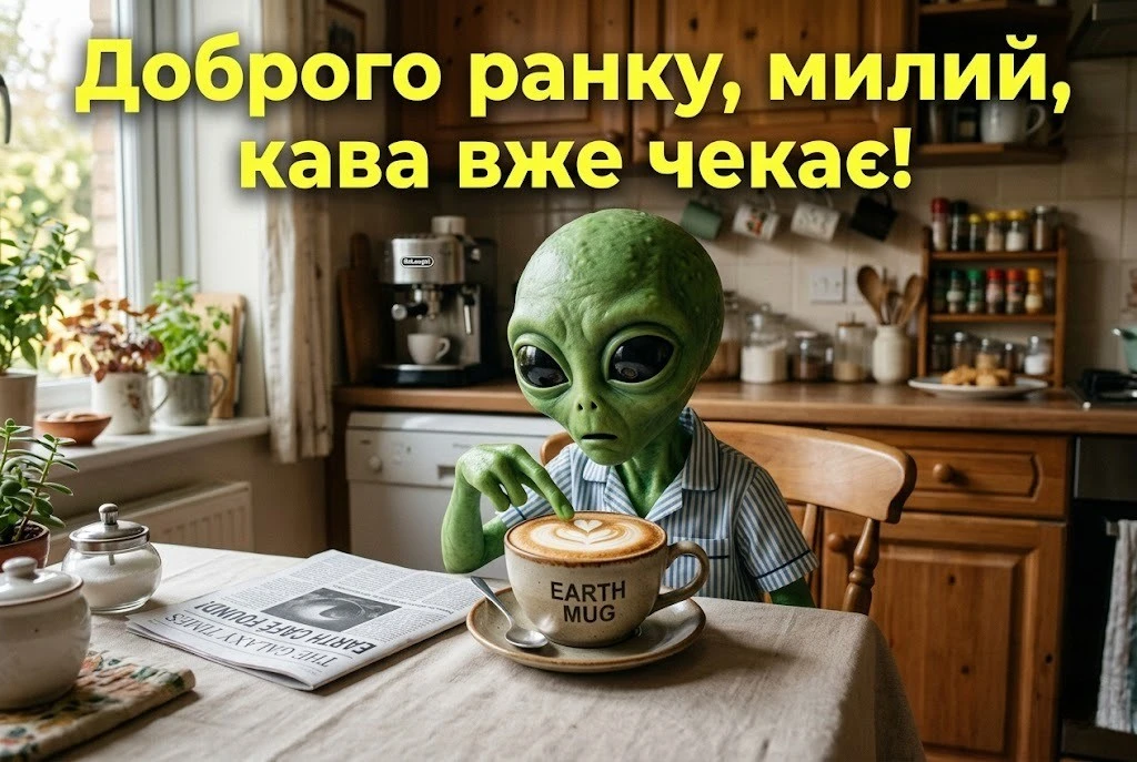 Коханому чоловікові доброго ранку милий: душевні побажання та прикольні листівки