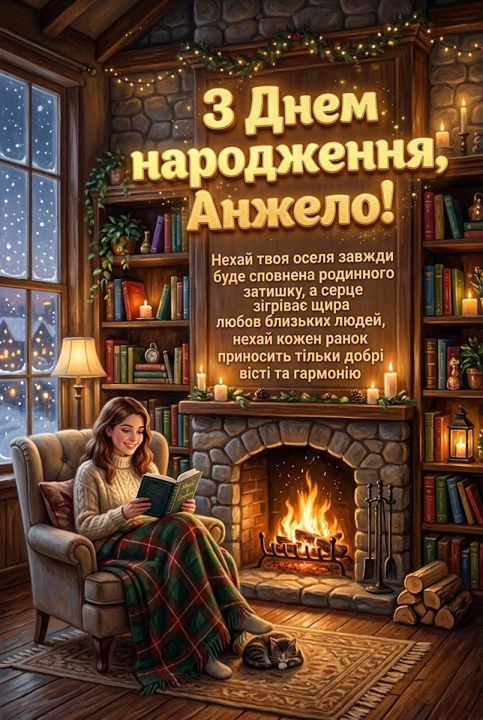 Анжела, вітаю зі святом! Побажання, що надихають і зігрівають душу