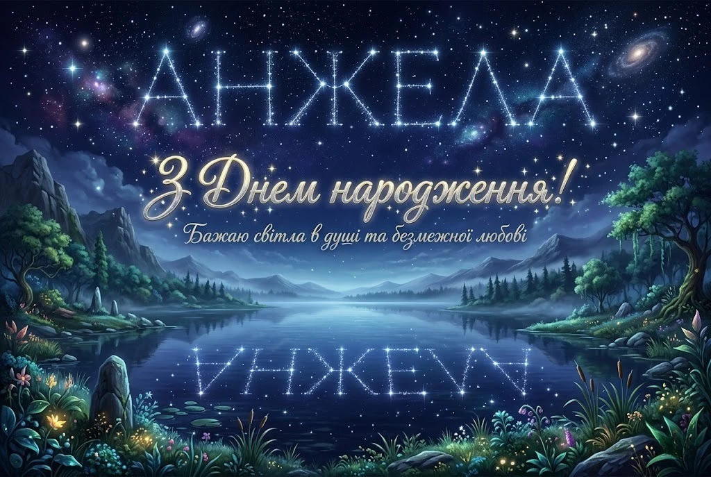 Анжела, вітаю зі святом! Побажання, що надихають і зігрівають душу