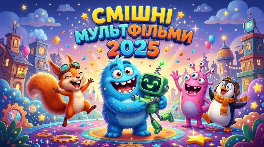 Найкращі смішні мультфільми 2025 для дітей та дорослих