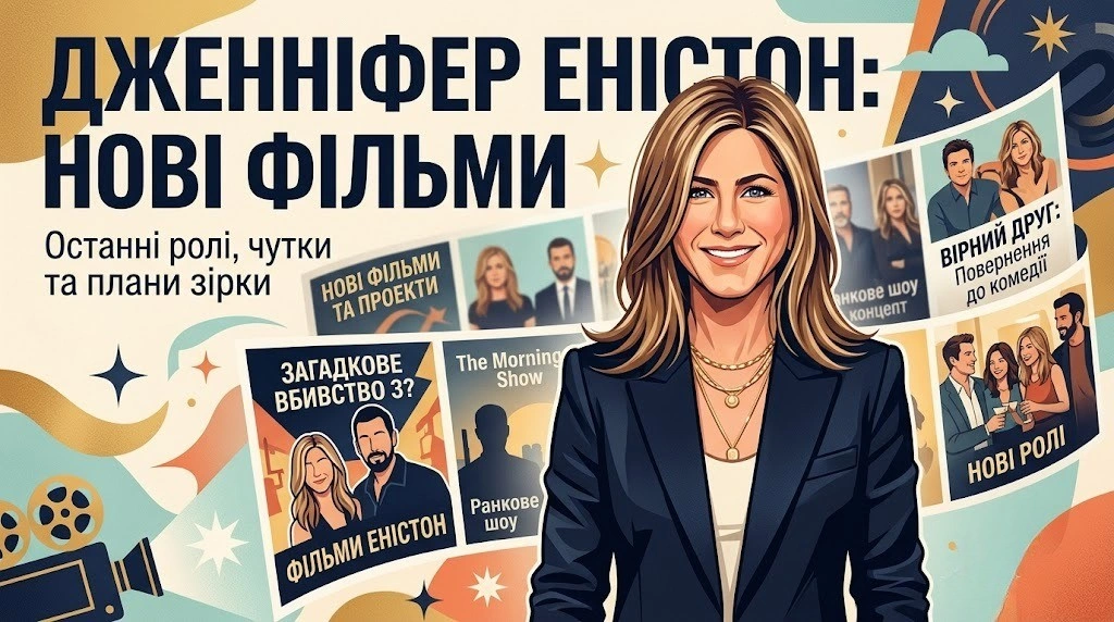 Фільми Дженніфер Еністон: комедії, драми та несподівані ролі