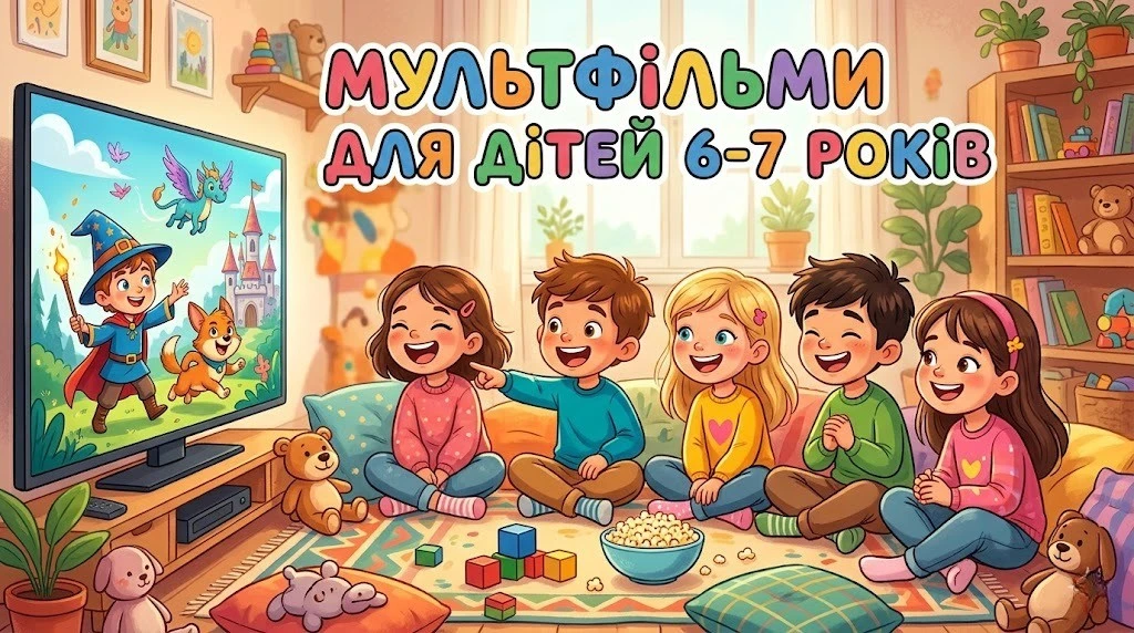 Найцікавіші мультфільми для дітей 6-7 років