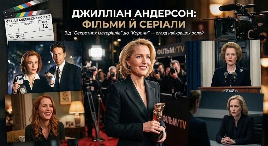30 фільмів і серіалів Джилліан Андерсон у добірці