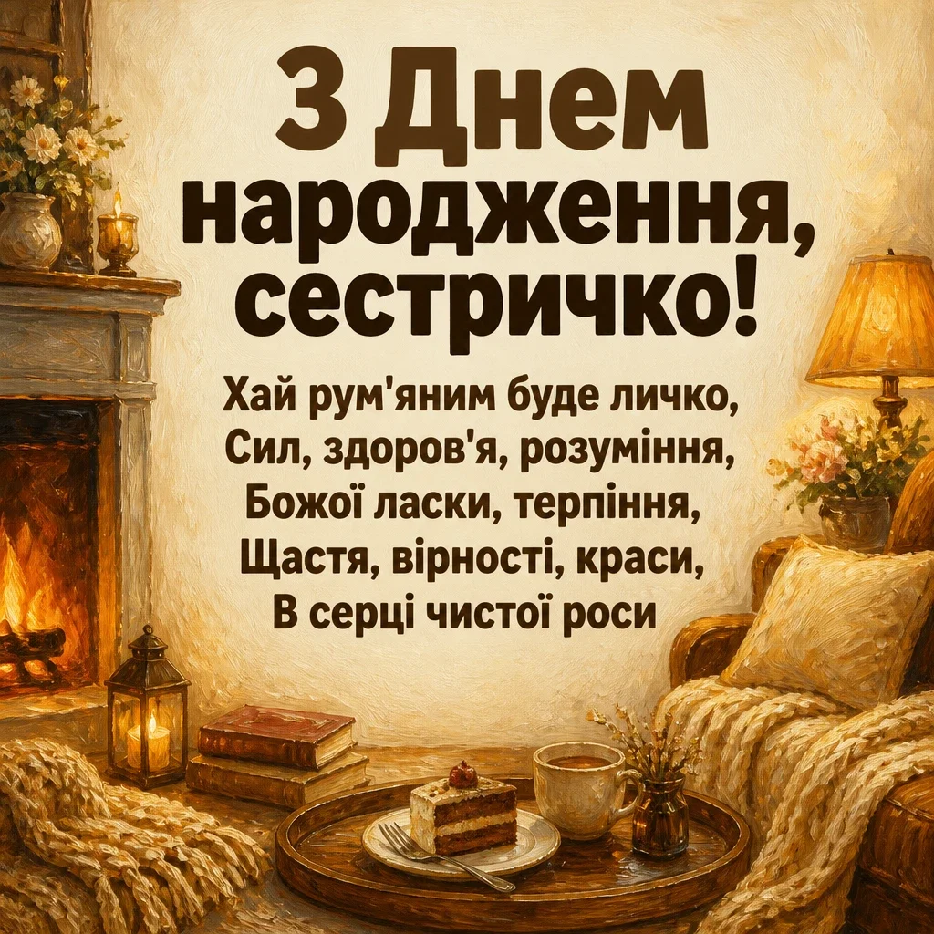 привітання сестри з днем народження привітання сестри з днем народження
