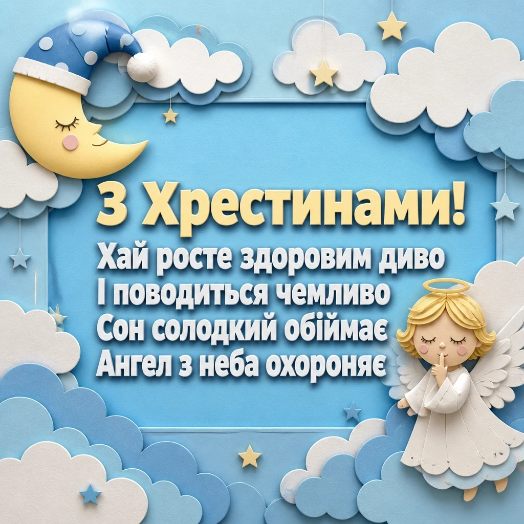 короткі привітання з хрестинами короткі привітання з хрестинами
