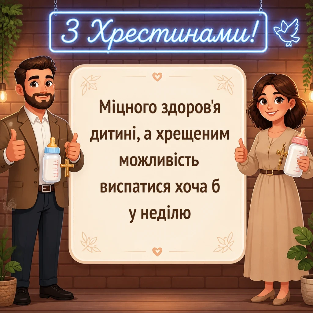 короткі привітання з хрестинами короткі привітання з хрестинами