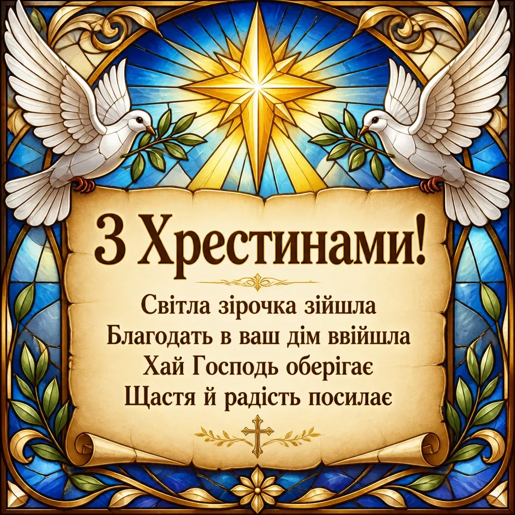короткі привітання з хрестинами короткі привітання з хрестинами