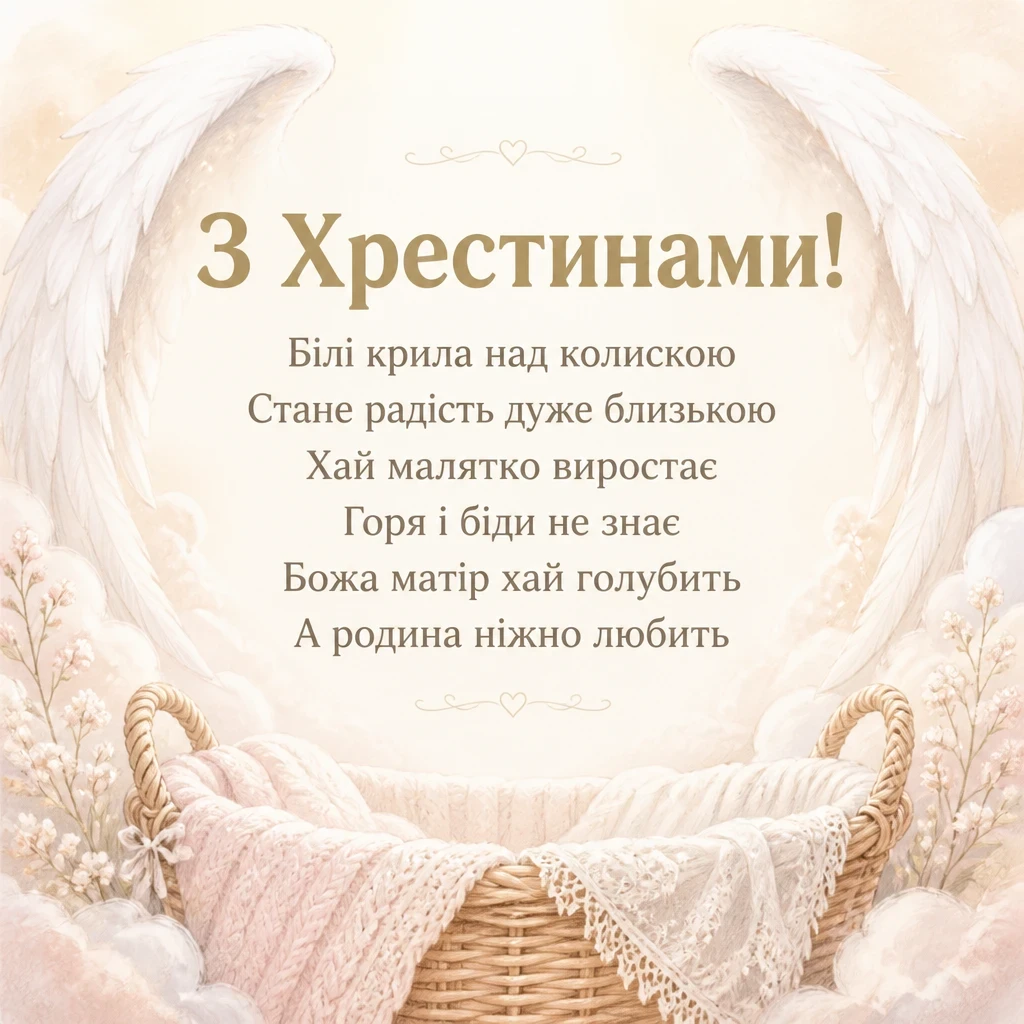 короткі привітання з хрестинами короткі привітання з хрестинами