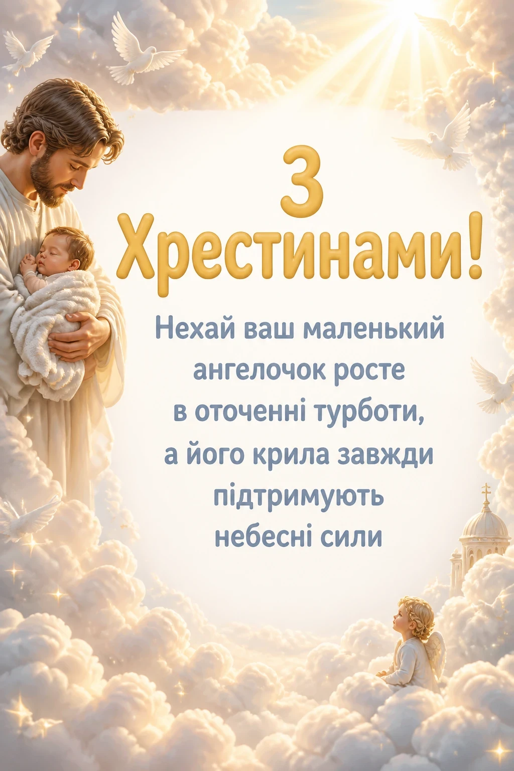 короткі привітання з хрестинами короткі привітання з хрестинами