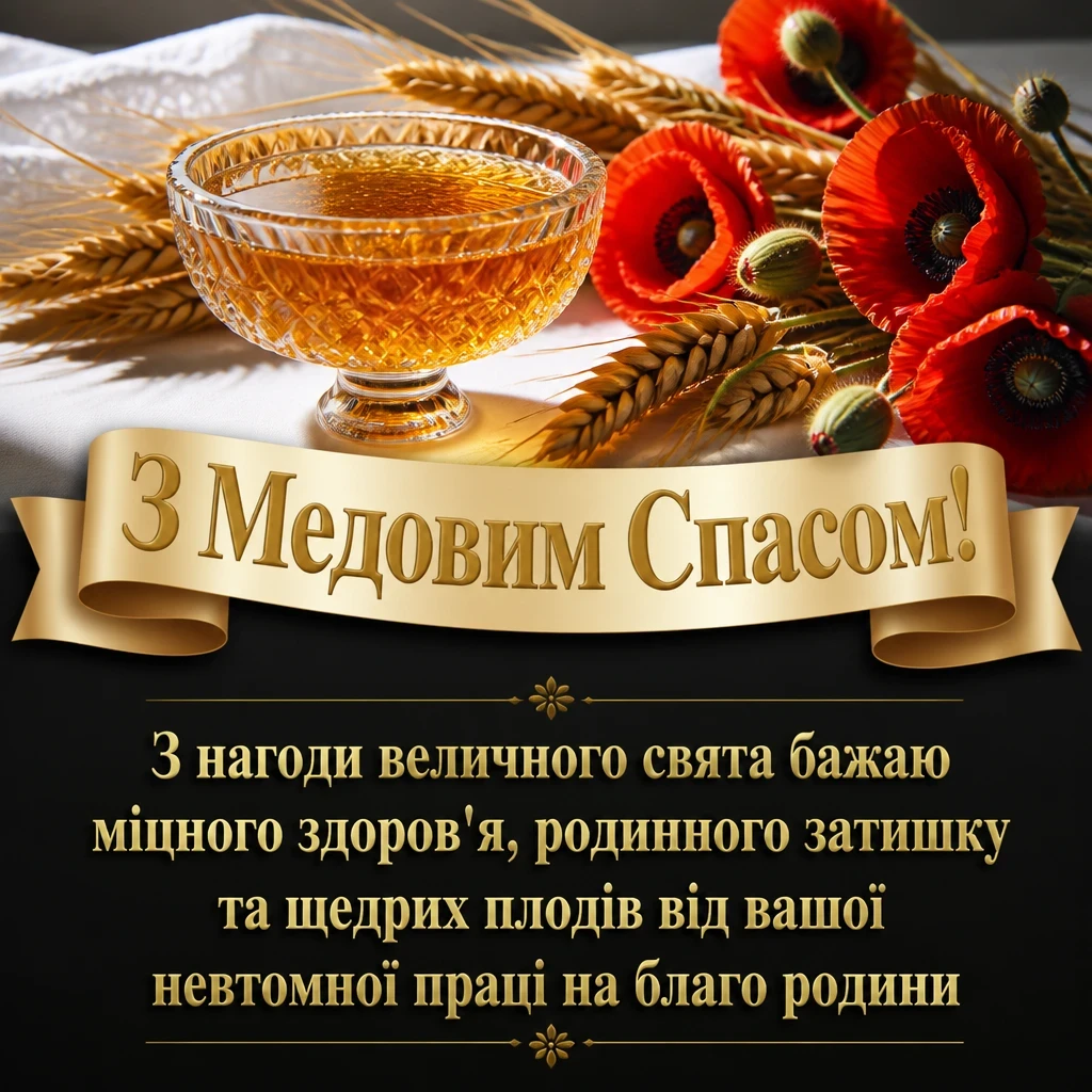 привітання з медовим спасом привітання з медовим спасом