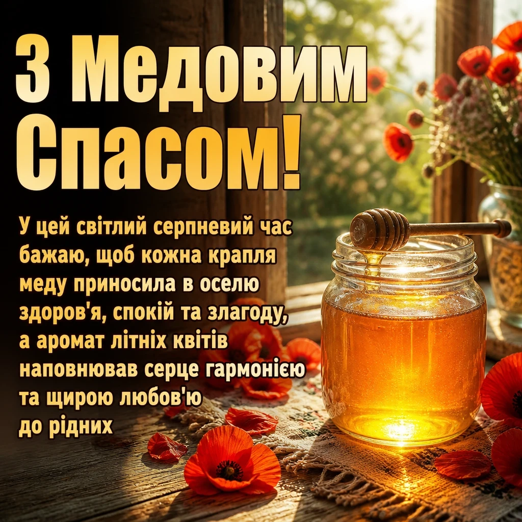 привітання з медовим спасом привітання з медовим спасом